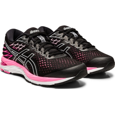 Asics Gel Cumulus 21 (2A/wąski/narrow) czarny/różowy buty biegowe damskie